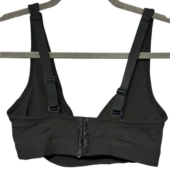 Cacique High Apex Ribbed Cotton Bralette - Picture 5 of 7